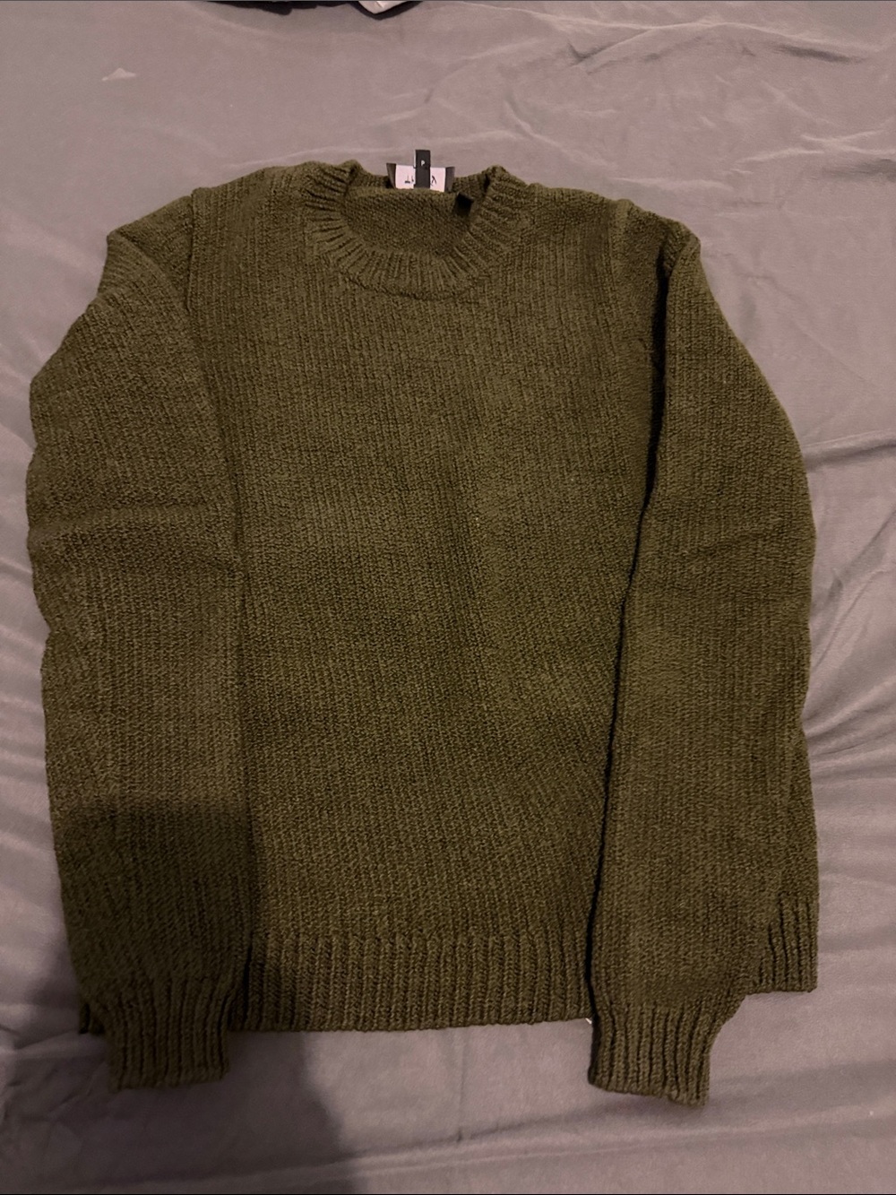 Theory Olive Crewneck Sweater - Men's